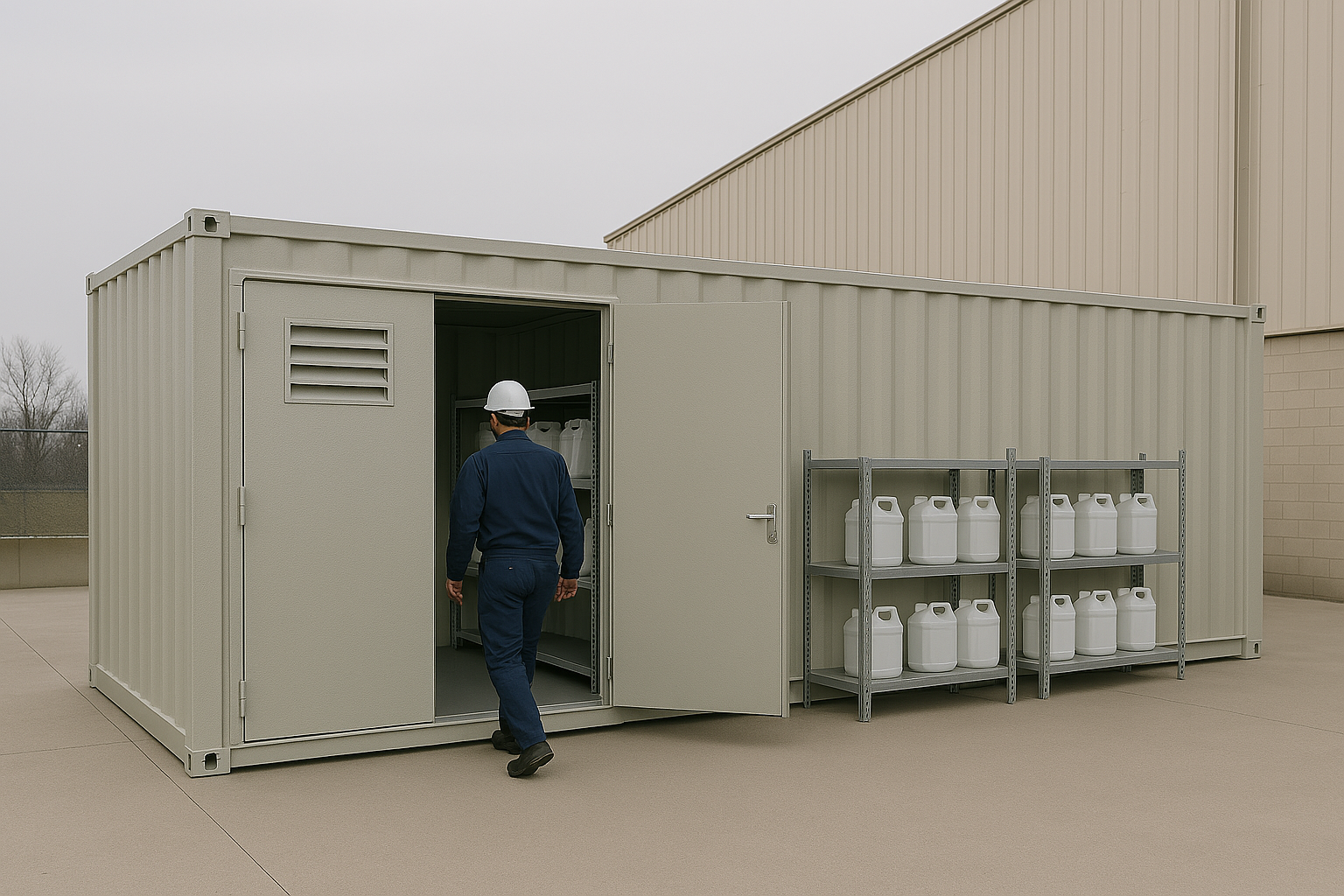 almacenes transitables para inflamables