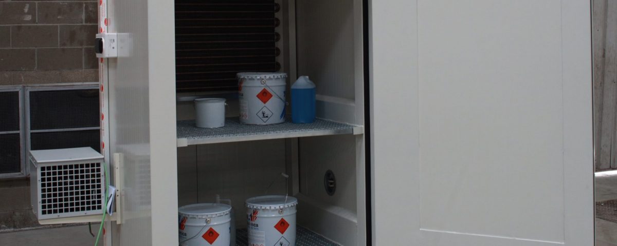 Contenedor de químicos