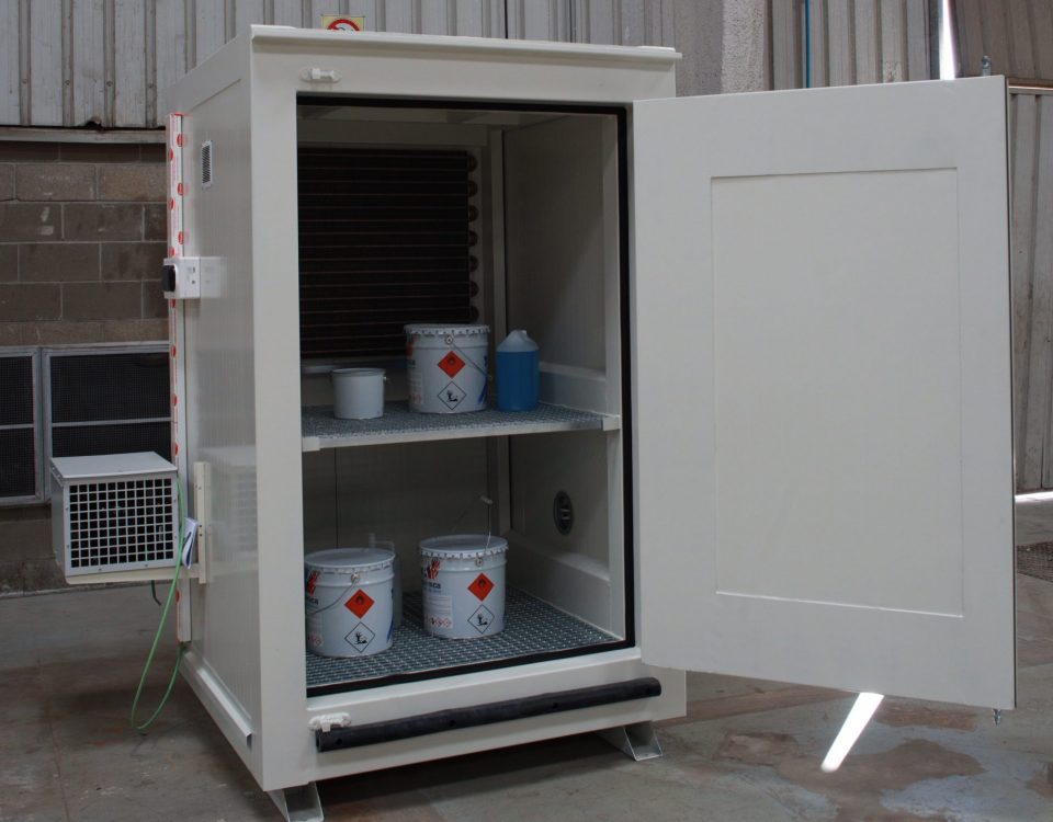 Contenedor de químicos