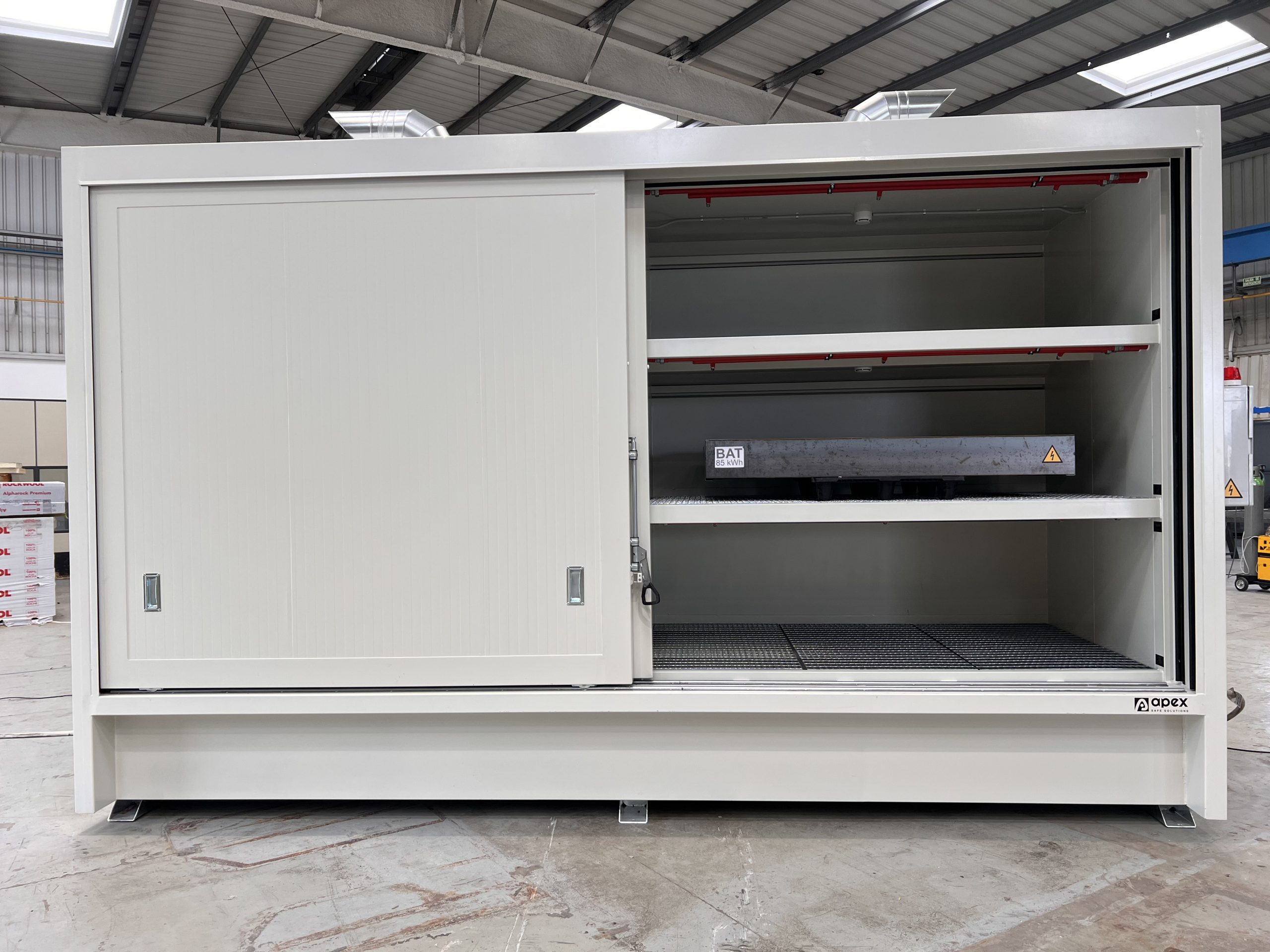 contenedor para 6 baterías