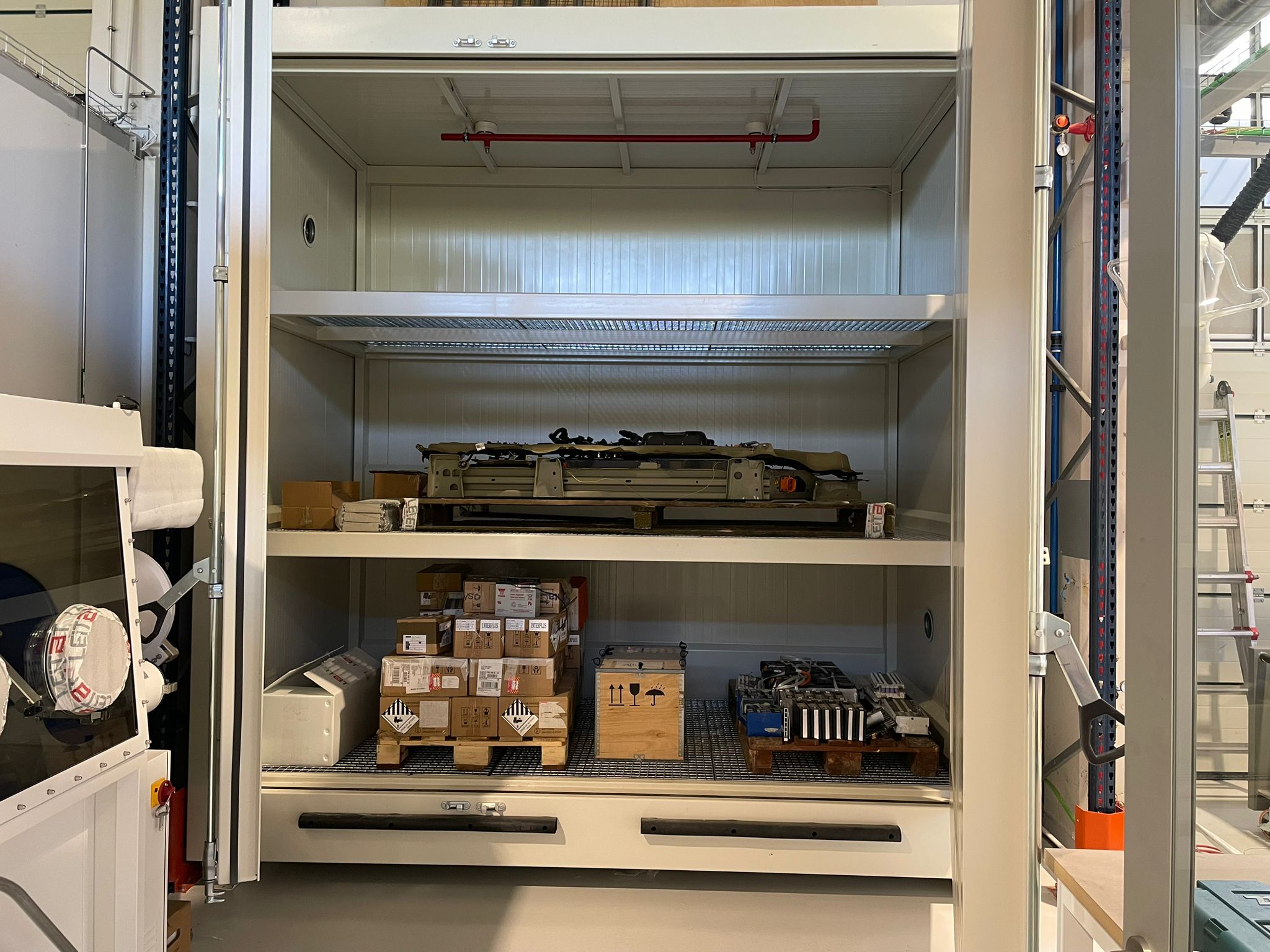 almacenamiento de baterías